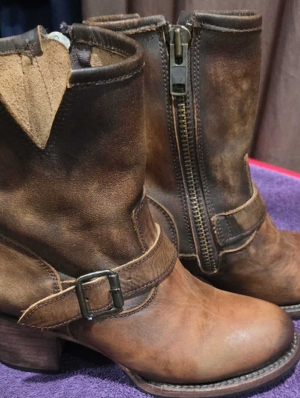 Freebird by Steven Brown/black Tons Leather Heeled Boots